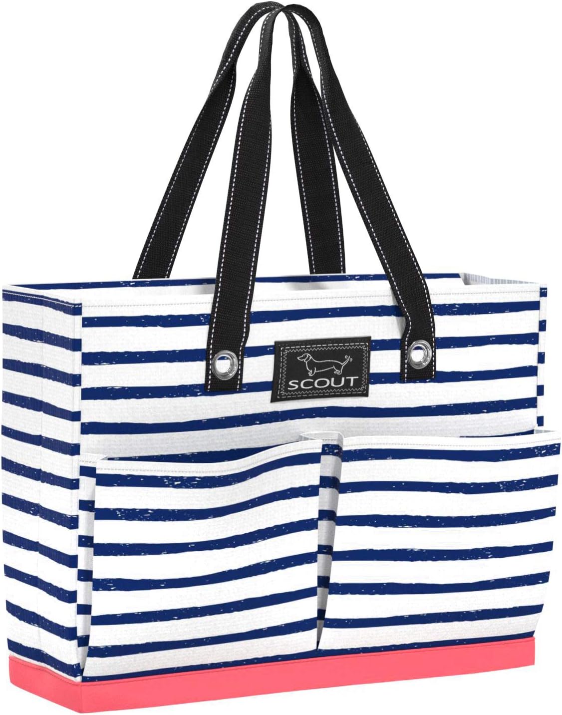 SCOUT Uptown Pocket Tote - Medium Multi-Use Tote Bag for Women, Nurses, Teachers, and Moms, 5 Pockets, Breakaway Zipper