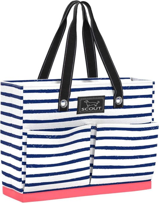 SCOUT Uptown Pocket Tote - Medium Multi-Use Tote Bag for Women, Nurses, Teachers, and Moms, 5 Pockets, Breakaway Zipper