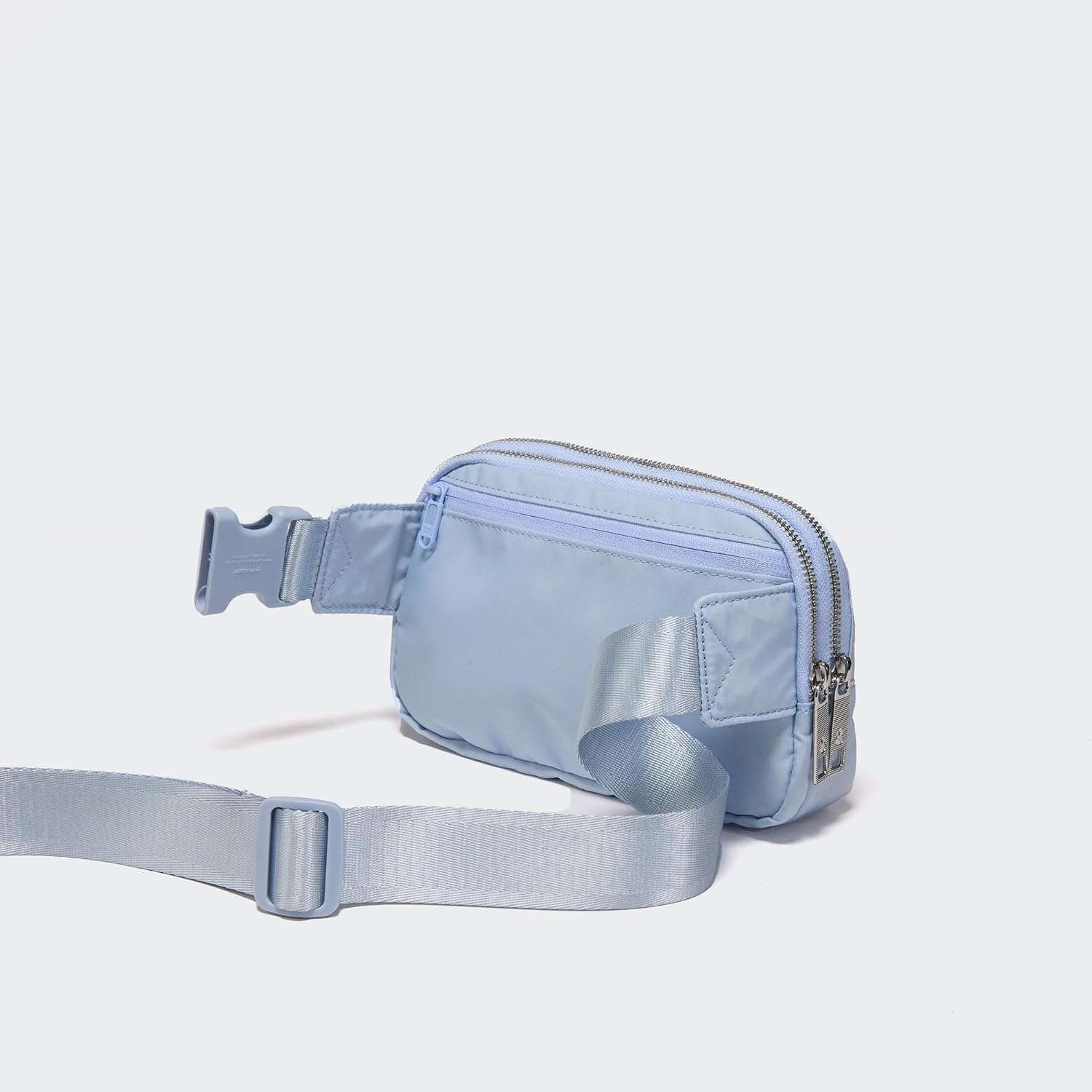 Pander Everywhere Belt Bag for Women, 5 Zipper Pockets Nylon Crossbody Fanny Pack Purse (Windmill