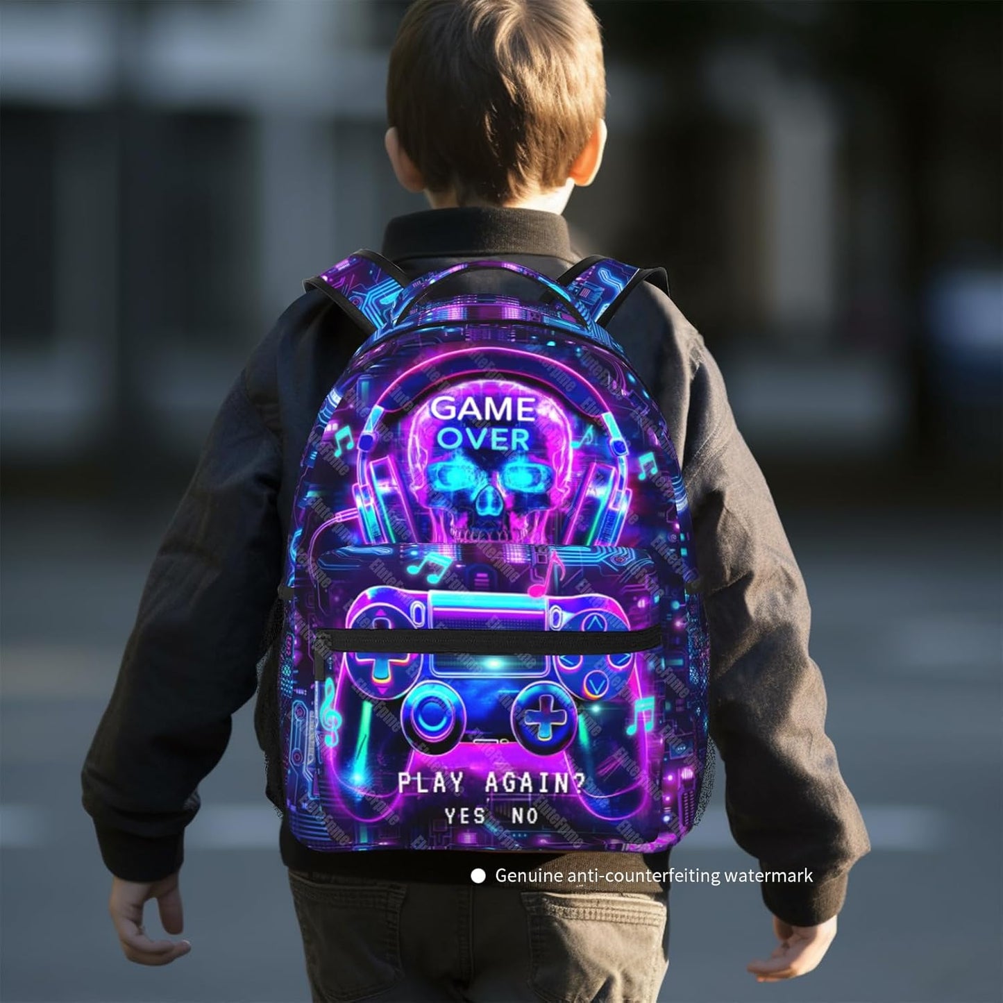 Backpack for Boys Game Boys Backpack for Kids' Backpacks Children Teens Elementary Middle School Gaming Bookbag Travel Back Pack for Age 6-18