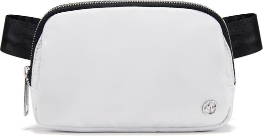 Pander Belt Bag for Women, Fashion Waist Packs, Crossbody Bags, Everywhere Belt Bag with Adjustable Strap (White).
