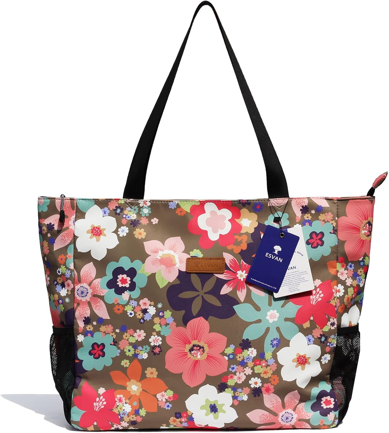 LARGE BEACH BAG Water Resistant Lightweight 20 inch Women Oversize Tote Bag for Gym Beach Travel Pool Yoga Nurse