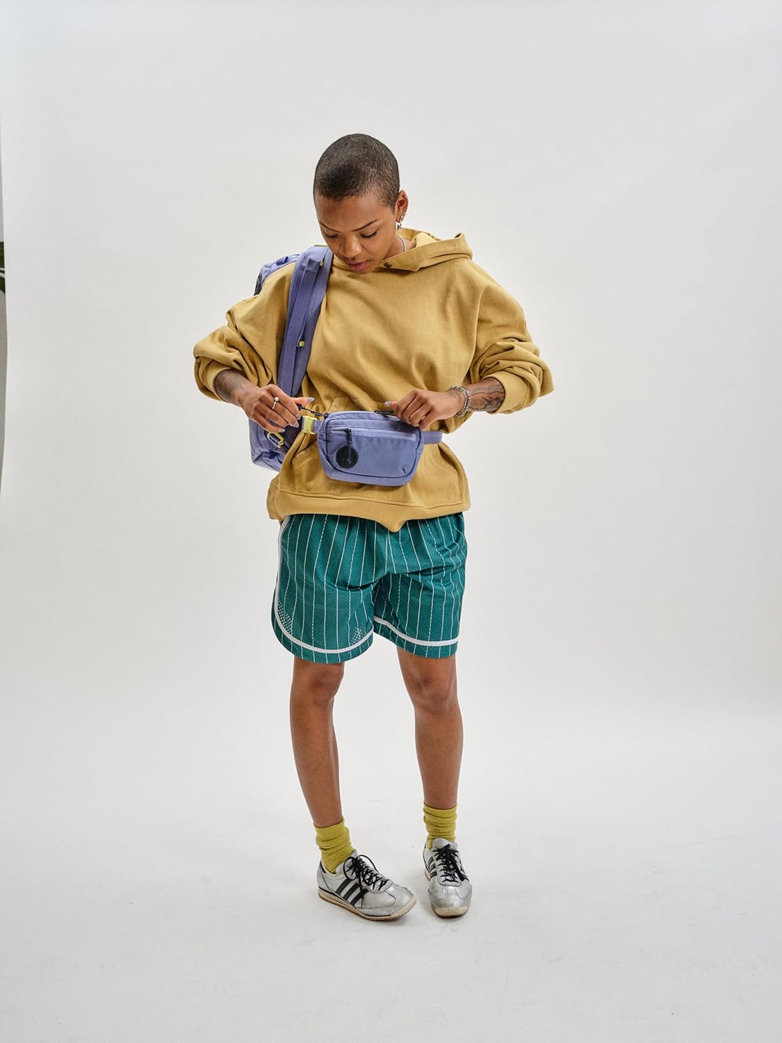 Baboon to the Moon Fanny Pack - Trendy, Compact, Water-Repellent Waist Bag in Multiple Colors and Sizes for Men and Women (Mystic Violet, Mini (1.5L))