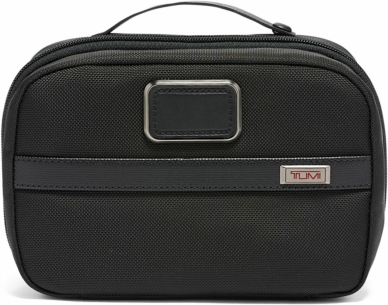 TUMI Alpha Split Travel Kit - Compact Toiletry Bag for Men & Women - Features Removable Leather