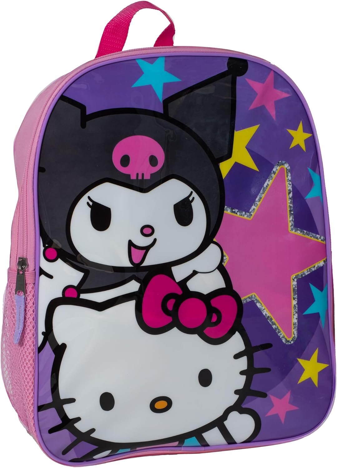 AI ACCESSORY INNOVATIONS Sanrio's Hello Kitty & Kuromi Kids Backpack, Elementary School Girls Book