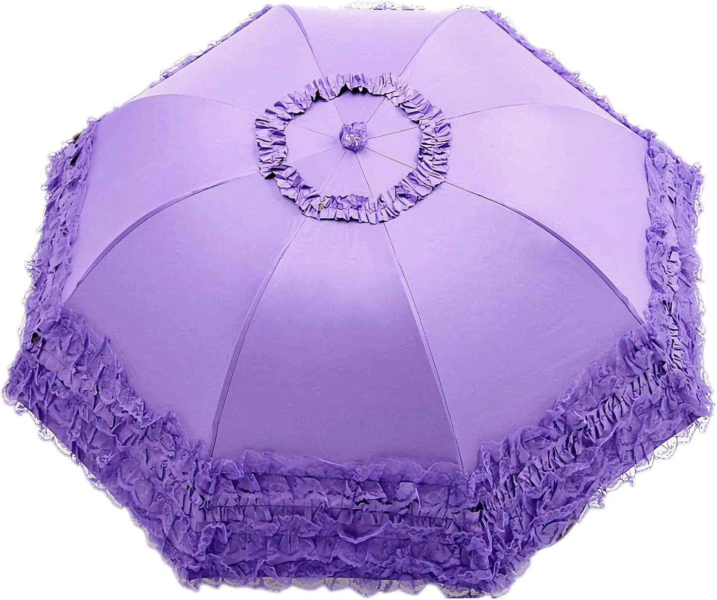 Vintage Lace Parasol Gothic Lolita Umbrella UV Sun Protection Witch Cosplay Photoshoot Props Party Decoration