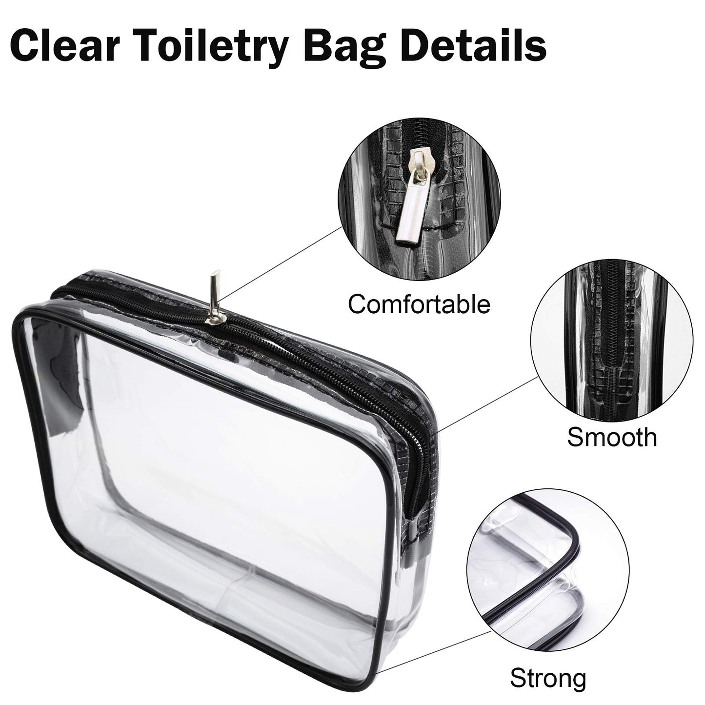 Cosywell 13-Piece 2 oz TSA Approved Travel Bottles for Toiletries Kit