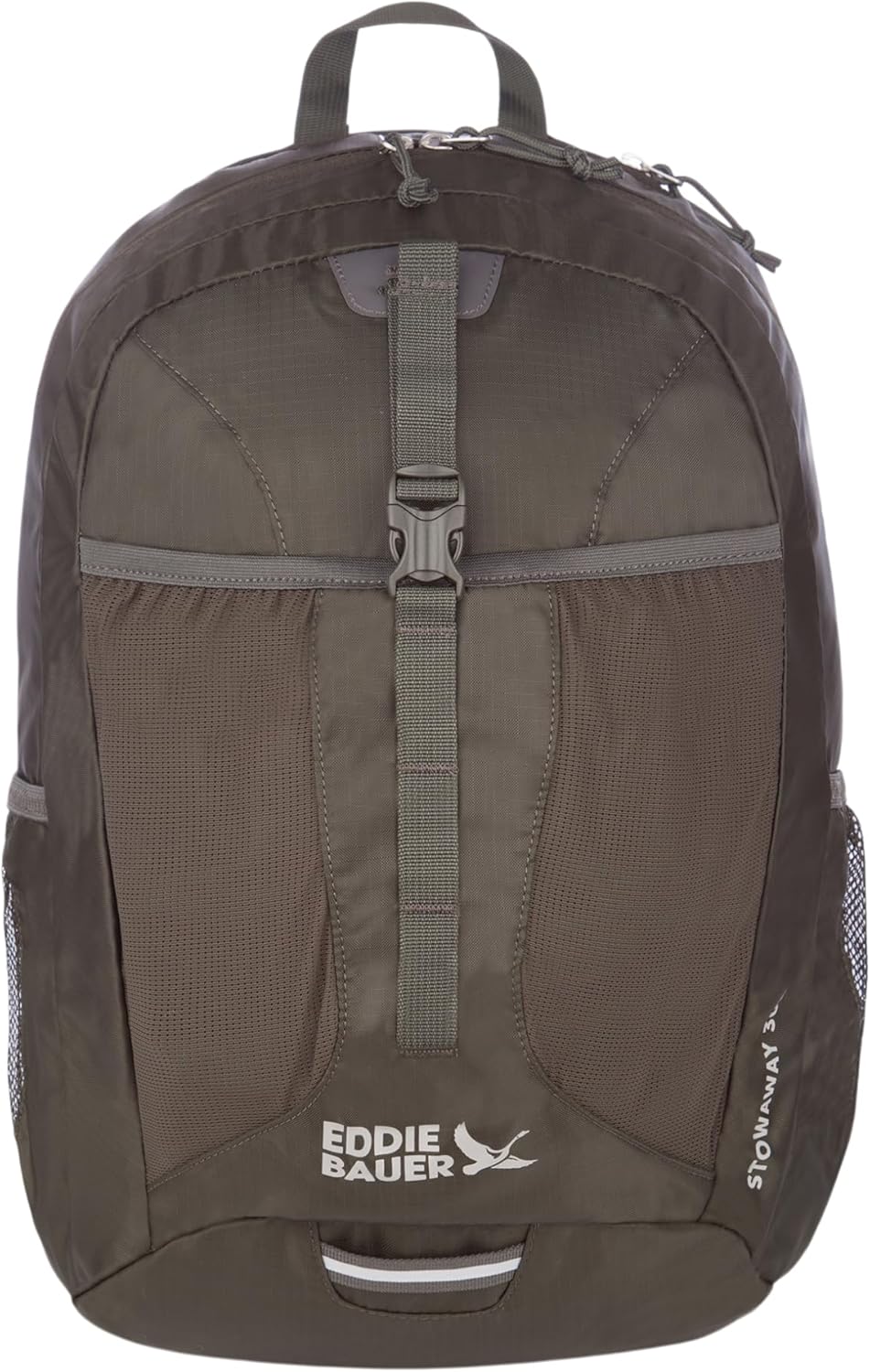 Eddie Bauer Stowaway Packable Backpack | Travel | Outdoor | Lightweight | Foldable | Durable | Ripstop Polyester | 30L - Dark Forest