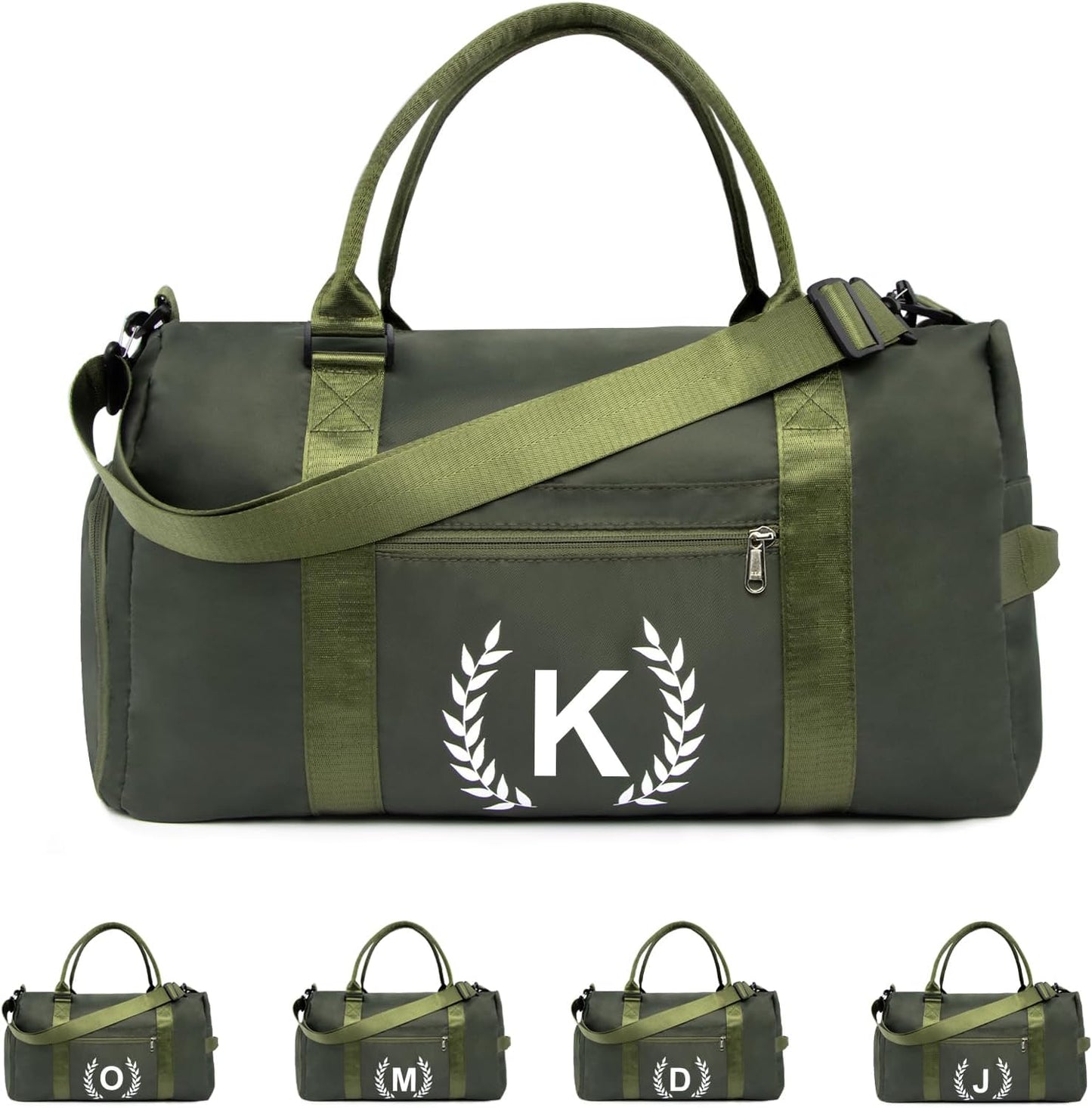 Gym Bag with Shoe Compartment - Personalized Monogrammed Duffle for Sports, Travel, and Workout