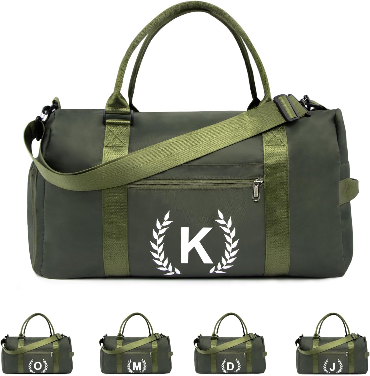 Gym Bag with Shoe Compartment - Personalized Monogrammed Duffle for Sports, Travel, and Workout