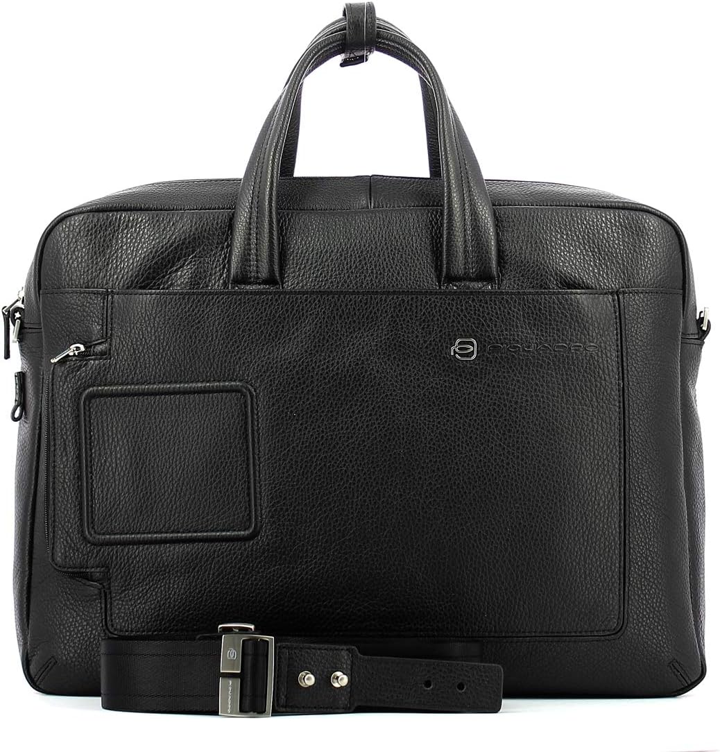 Piquadro Leather briefcase 44 cm laptop compartment