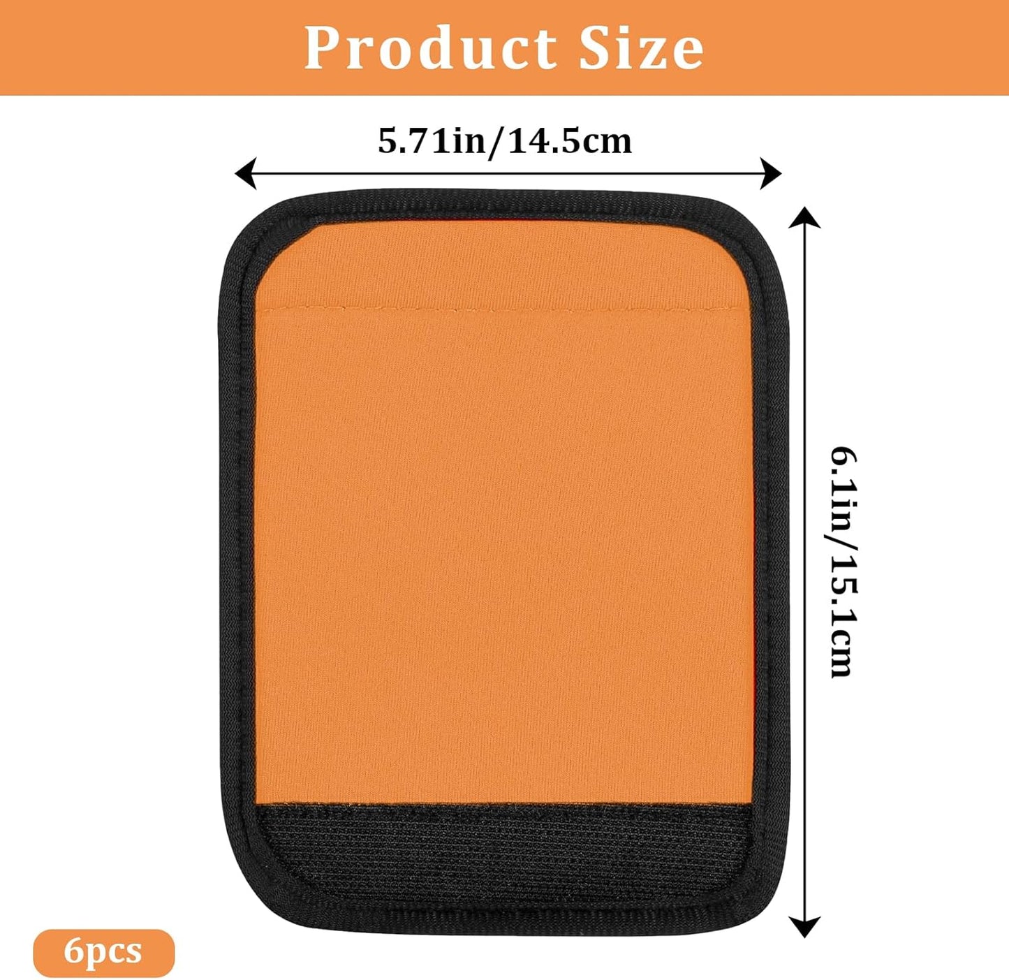 6 Pack Luggage Handle Wrap, Luggage Handle Wraps for Suitcase, Suitcase Tags Identifiers for Travel Accessories，Luggage Tags