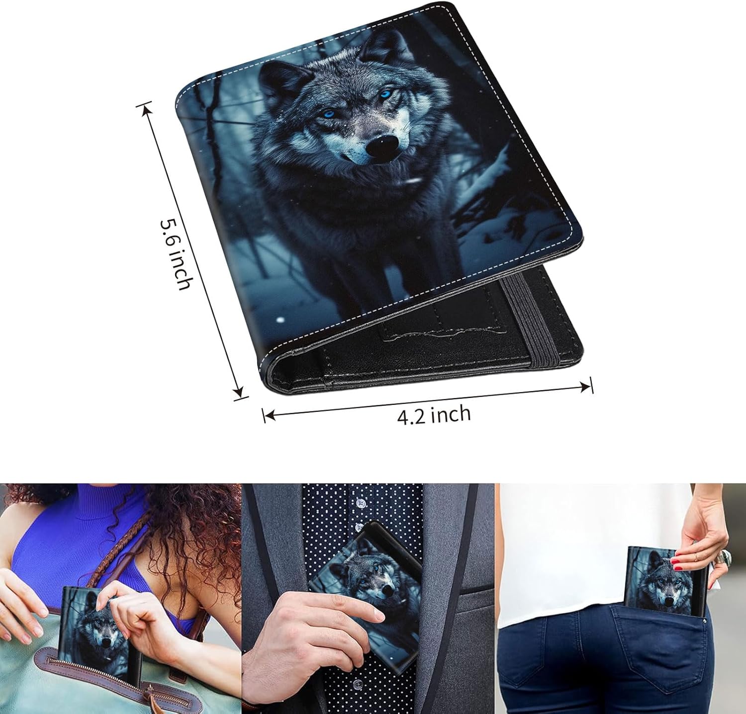 Passport Holder Cover Wallet Travel Essentials RFID Blocking Case Leather Passport Cover Wallet