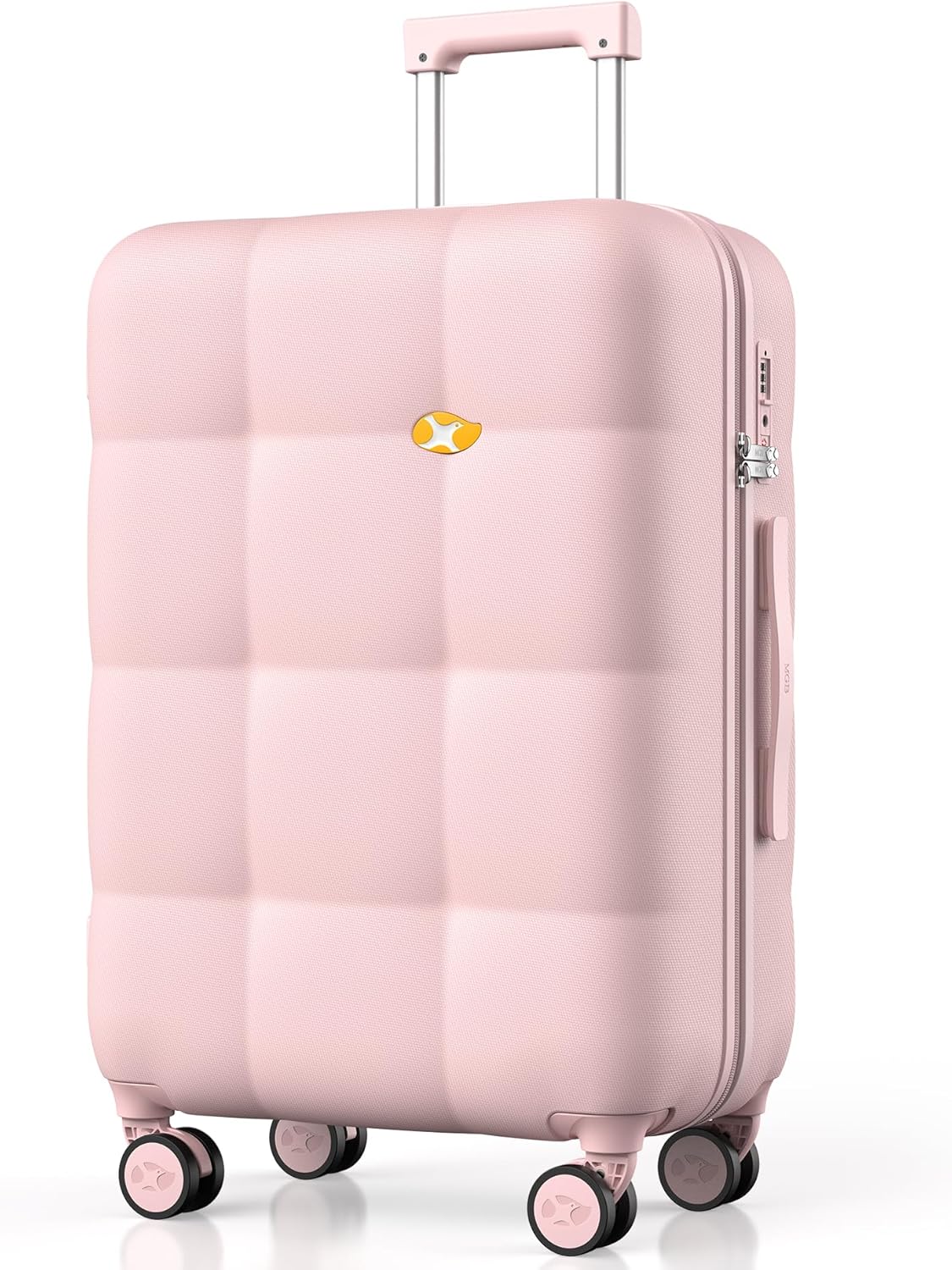 MGB 24 Inch Luggage Suitcases With Spinner Wheels Lightweight PC Hard Shell Rolling Suitcase With