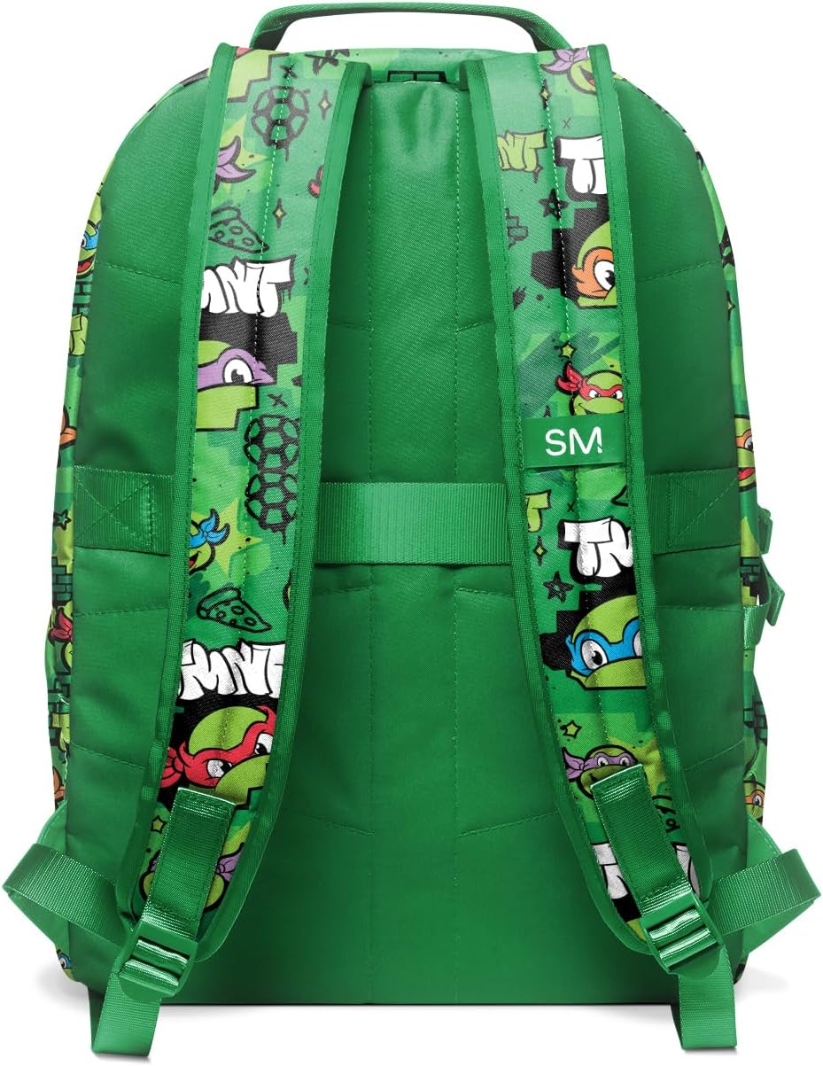 Simple Modern Teenage Mutant Ninja Turtles Ellis Backpack for School | Medium 20L Elementary Middle and High School Bookbag for Kids and Teens | Girls and Boys | TMNT Graffiti