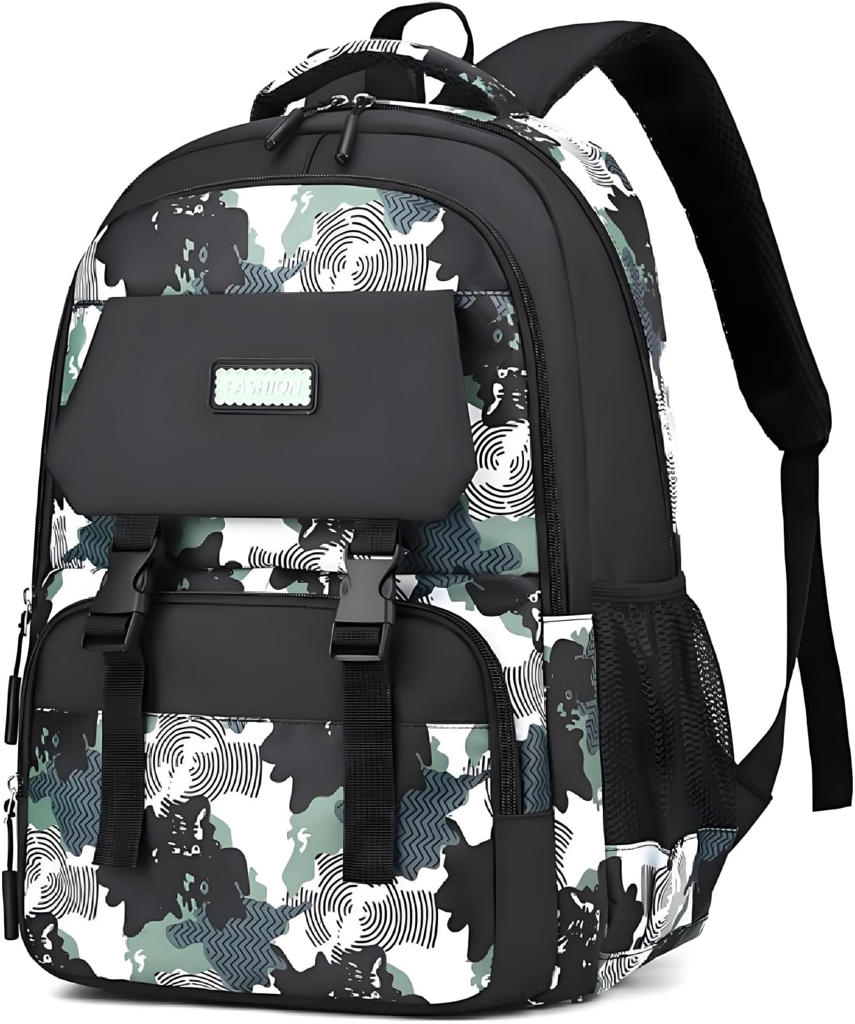 Backpack for Boys Kids School Bags Teen Elementary Middle Student Backpacks 16 inch Laptop Bag Back Packs(Green)