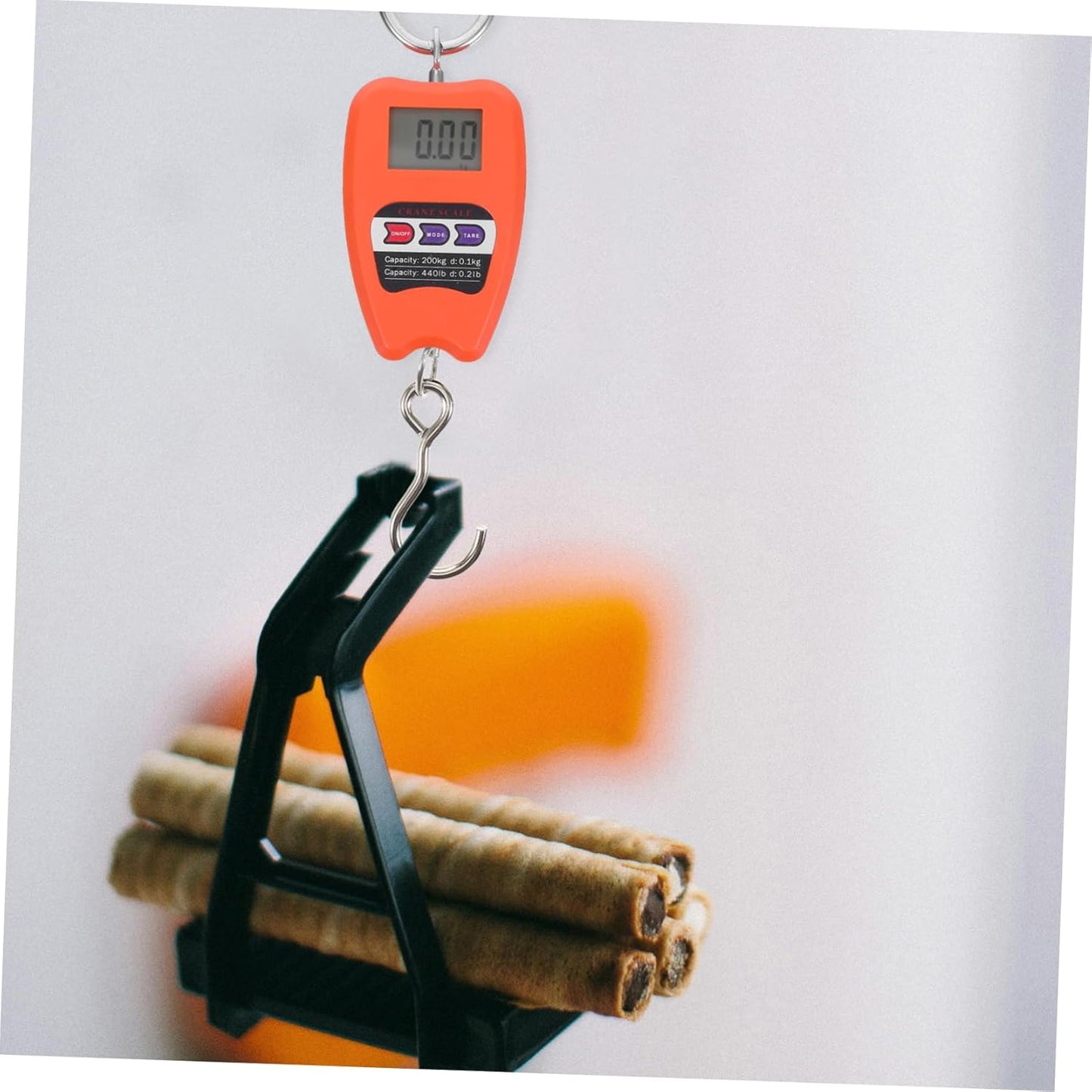 STOBAZA Handheld Digital Luggage Scale Crane Scale Portable Weighing Tool Travel Hook
