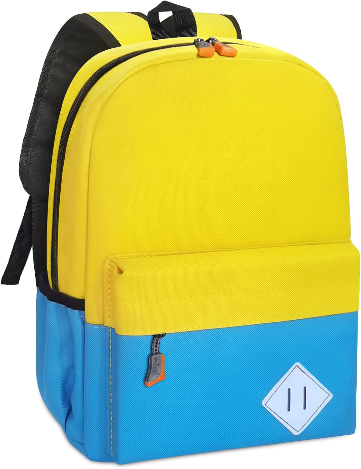 Little Kids Backpack for Girls Boys - Toddler Preschool Backpack School Bag Cute Kindergarten Backpack for Aged 3-6, Yellow Blue