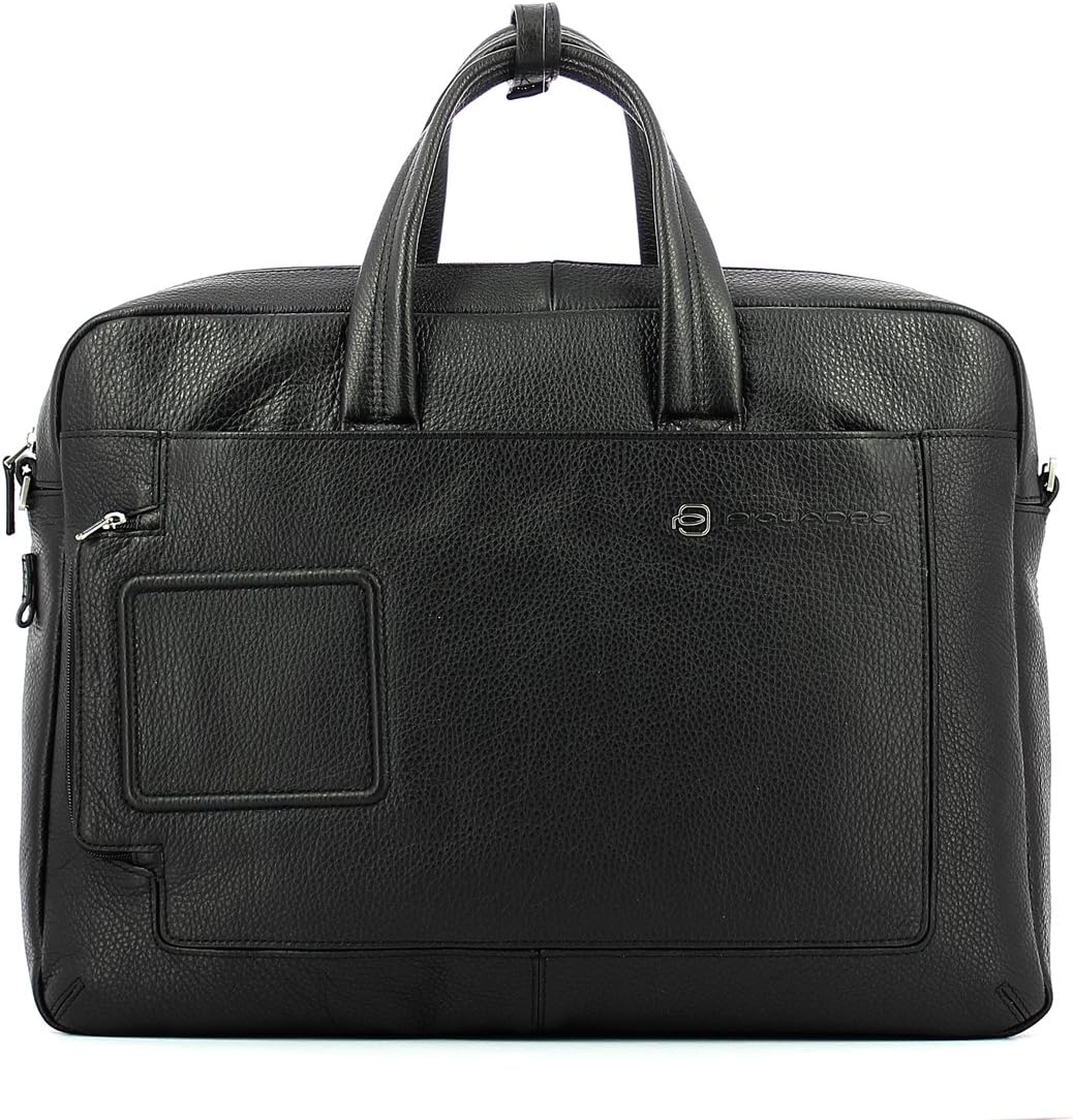 Piquadro Leather briefcase 44 cm laptop compartment