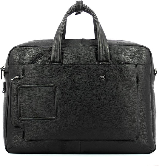 Piquadro Leather briefcase 44 cm laptop compartment
