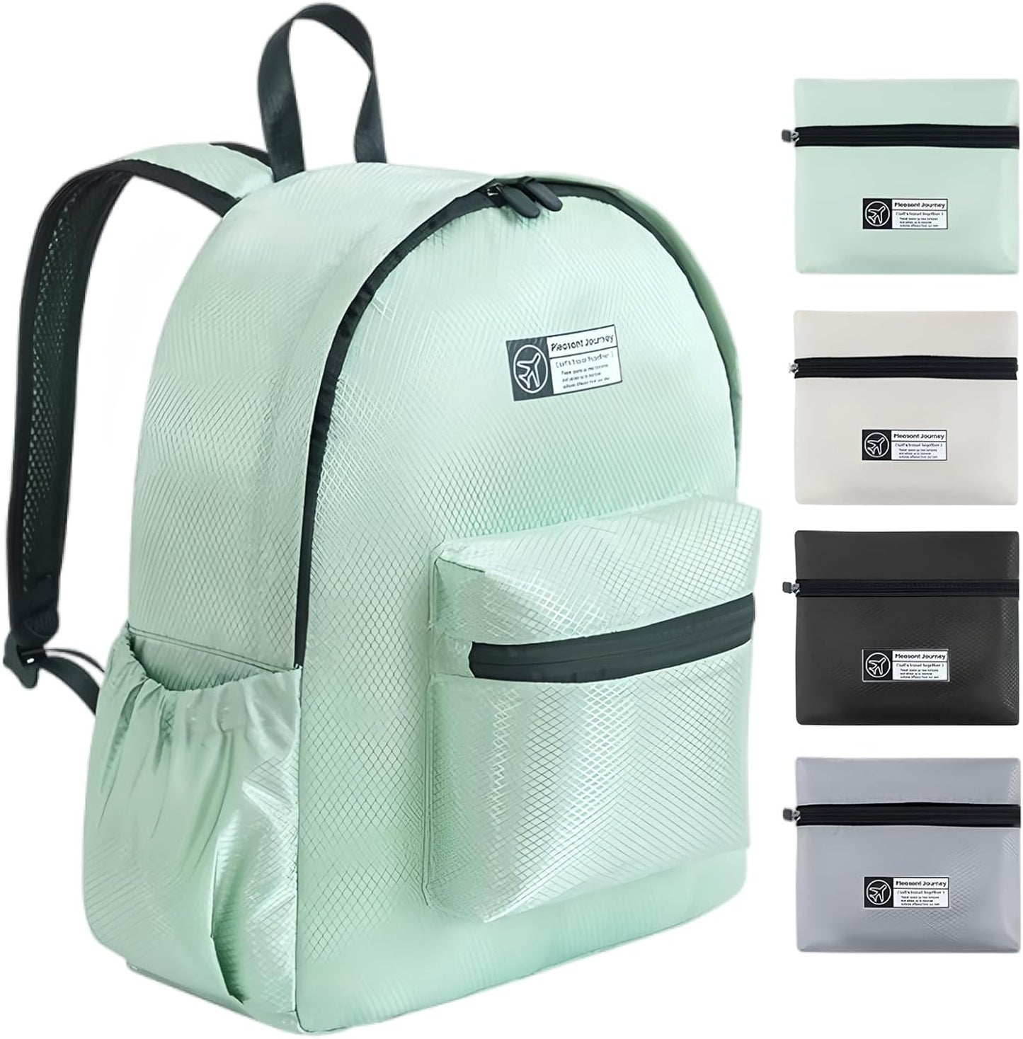 Lightweight Packable Backpack 15L Foldable Hiking Backpacks Men &Women Daypack for Travel (Green)