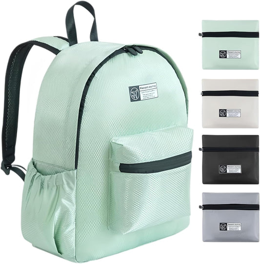 Lightweight Packable Backpack 15L Foldable Hiking Backpacks Men &Women Daypack for Travel (Green)