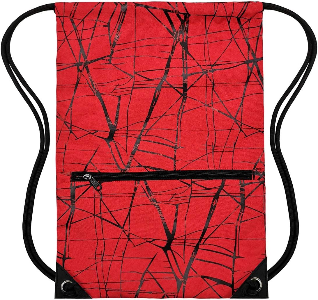 HOLYLUCK Drawstring Backpack Bag Sport Gym Sackpack