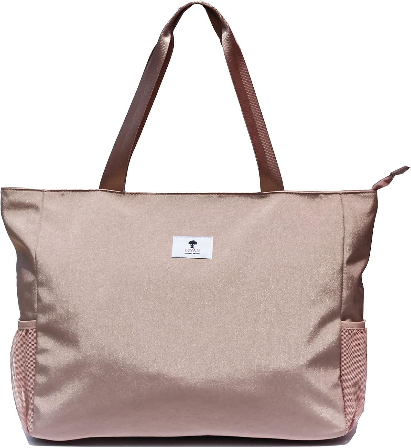 LARGE BEACH BAG Water Resistant Lightweight 20 inch Women Oversize Tote Bag for Gym Beach Travel Pool Yoga Nurse