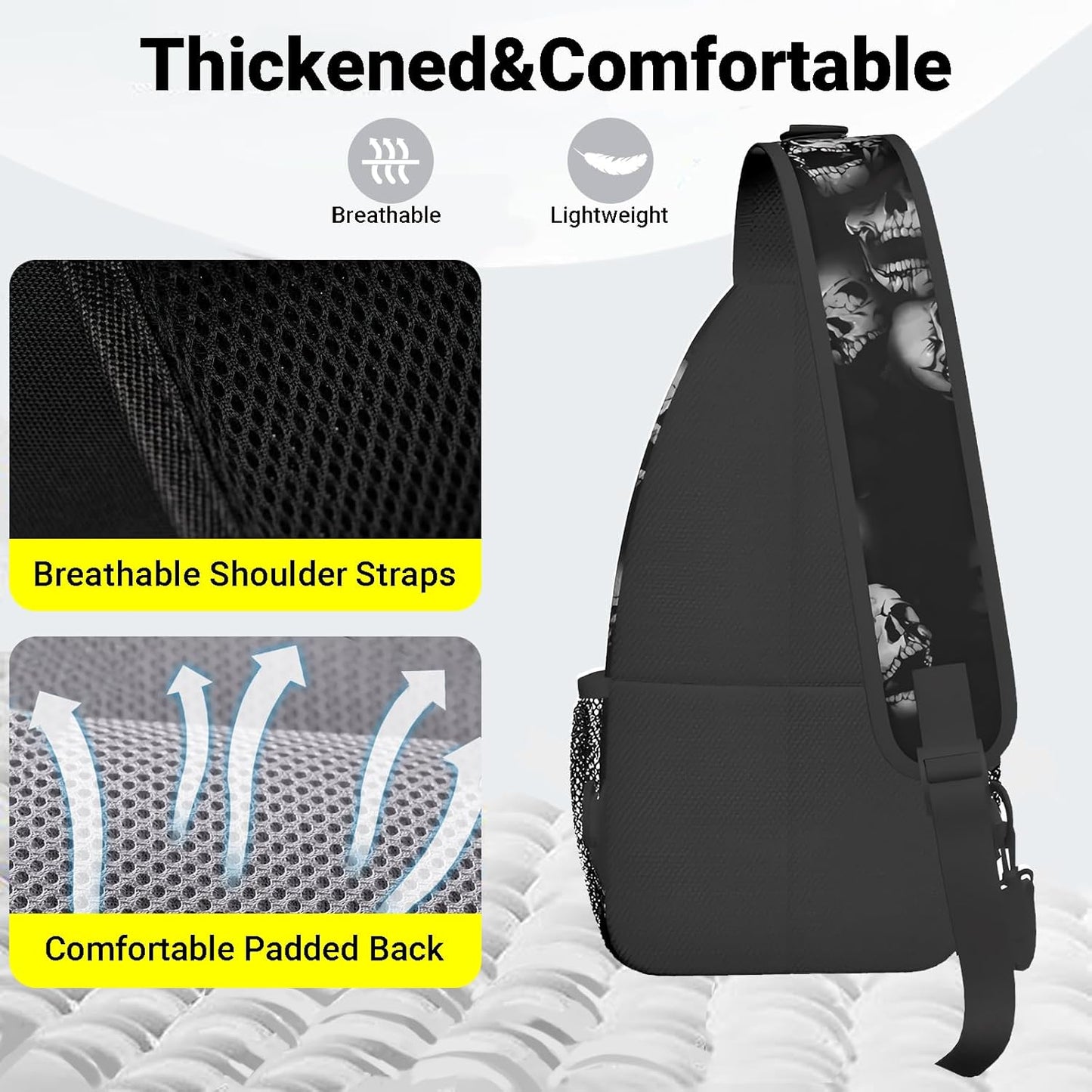 Sling Backpack Trendy Sling Bag Multipurpose Crossbody Sling Travel Hiking Crossbody Shoulder Backpack