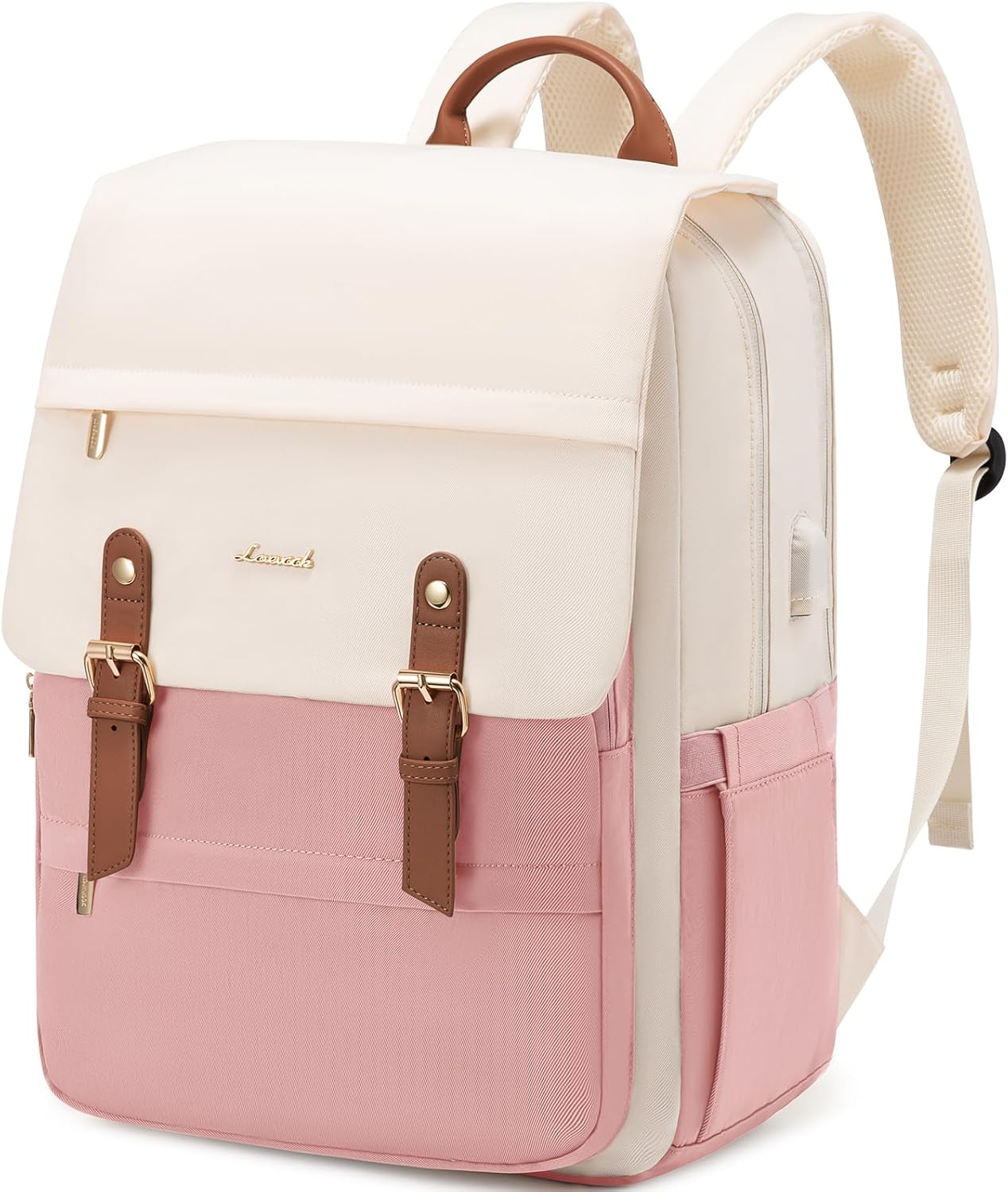 LOVEVOOK Travel Laptop Backpack Purse for Women Fashion Vintage Computer Backpack 15.6 Inch Large Teacher Nurse Backpack Casual Daypack for Business Work College
