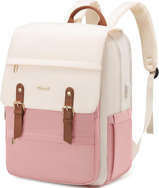 LOVEVOOK Travel Laptop Backpack Purse for Women Fashion Vintage Computer Backpack 15.6 Inch Large Teacher Nurse Backpack Casual Daypack for Business Work College