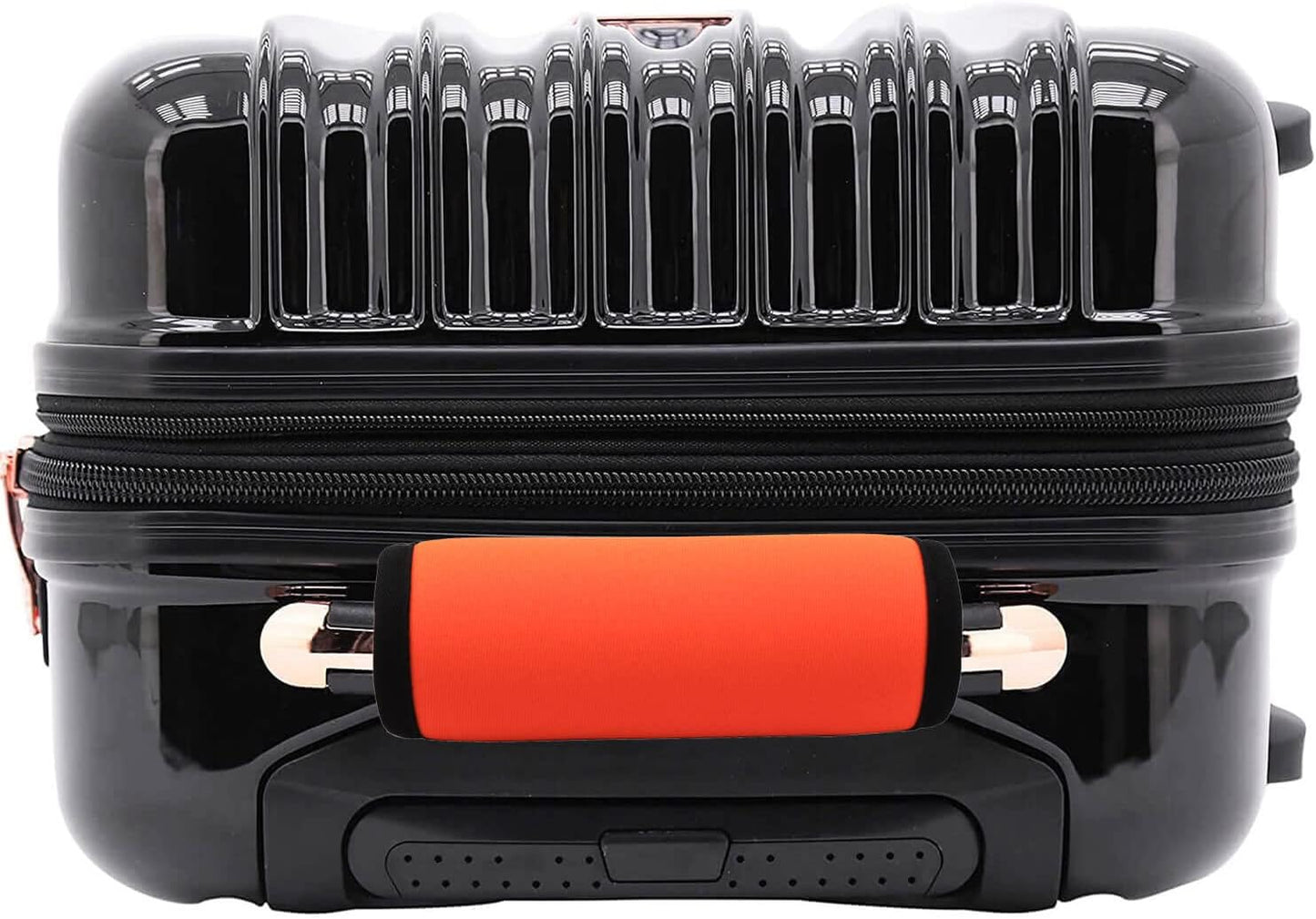 Luggage Tags for Suitcases-Neon Orange Luggage Handle wrap Luggage Identifiers for Suitcases Unique Luggage Accessories for Travel/Airplane