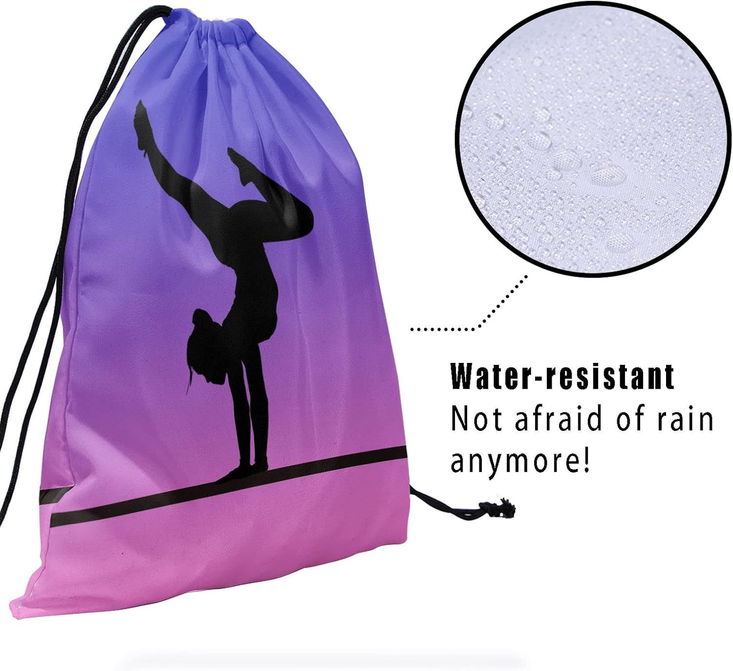 Nerxy Pet Gymnastics Grip Bag Dog Cat Drawstring Grip Bags Puppy Shoe Bag Gym Storage Pouch