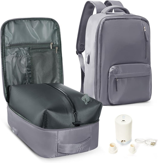 WONHOX Large Travel Backpack Carry on Flight Approved Laptop Work Business Backpack for Women Men Mochila de Viaje