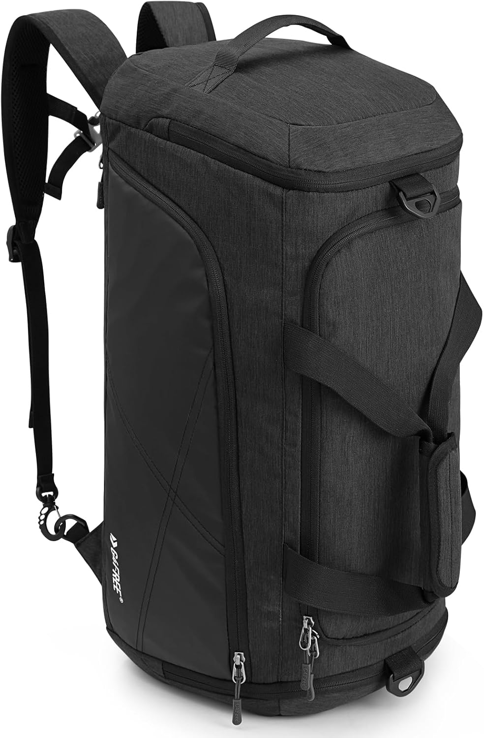 G4Free 45L/60L 3-Way Duffle Backpack Gym Bag with Wet Pocket & Shoes Compartment Sports Travel