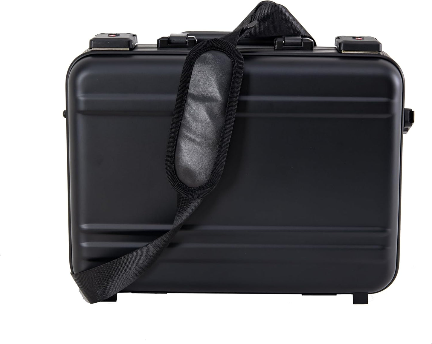 Metal Briefcase with Removable Shoulder Strap 14 Inch Laptop Brief Case Business Case Lawyer Briefcases