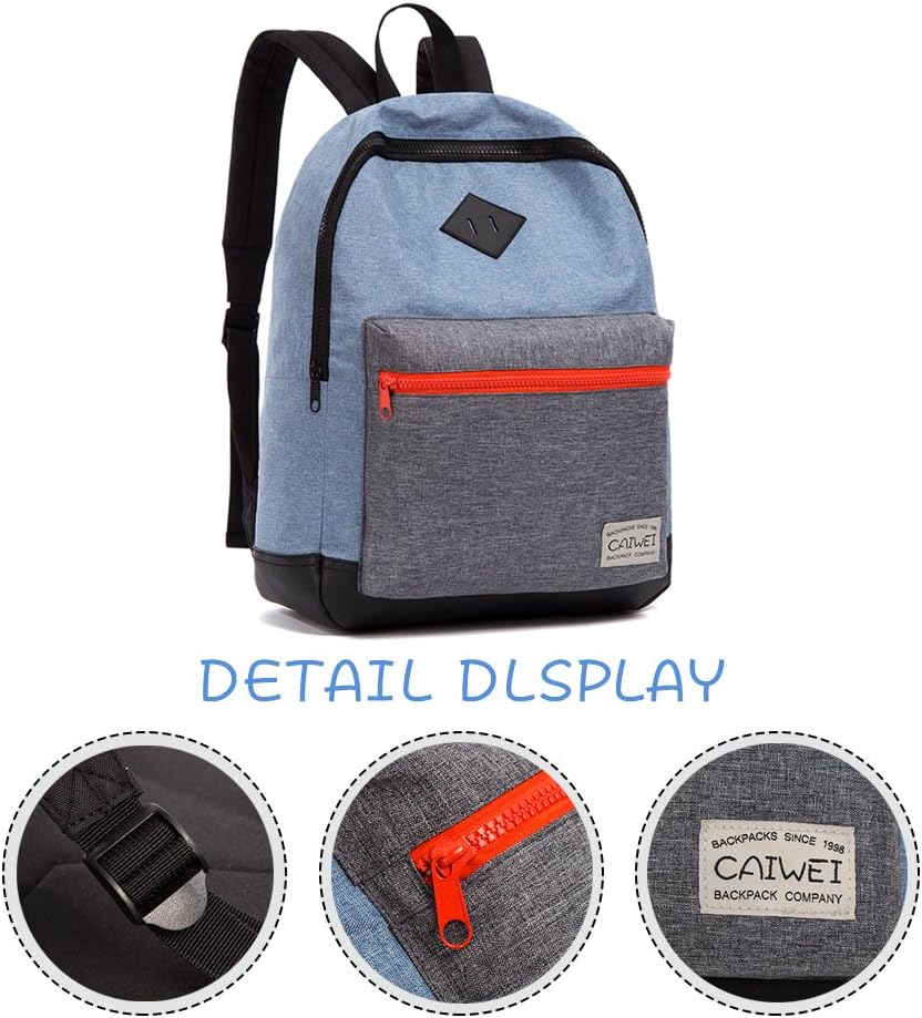 CAIWEI Fashion children's backpack (blue)