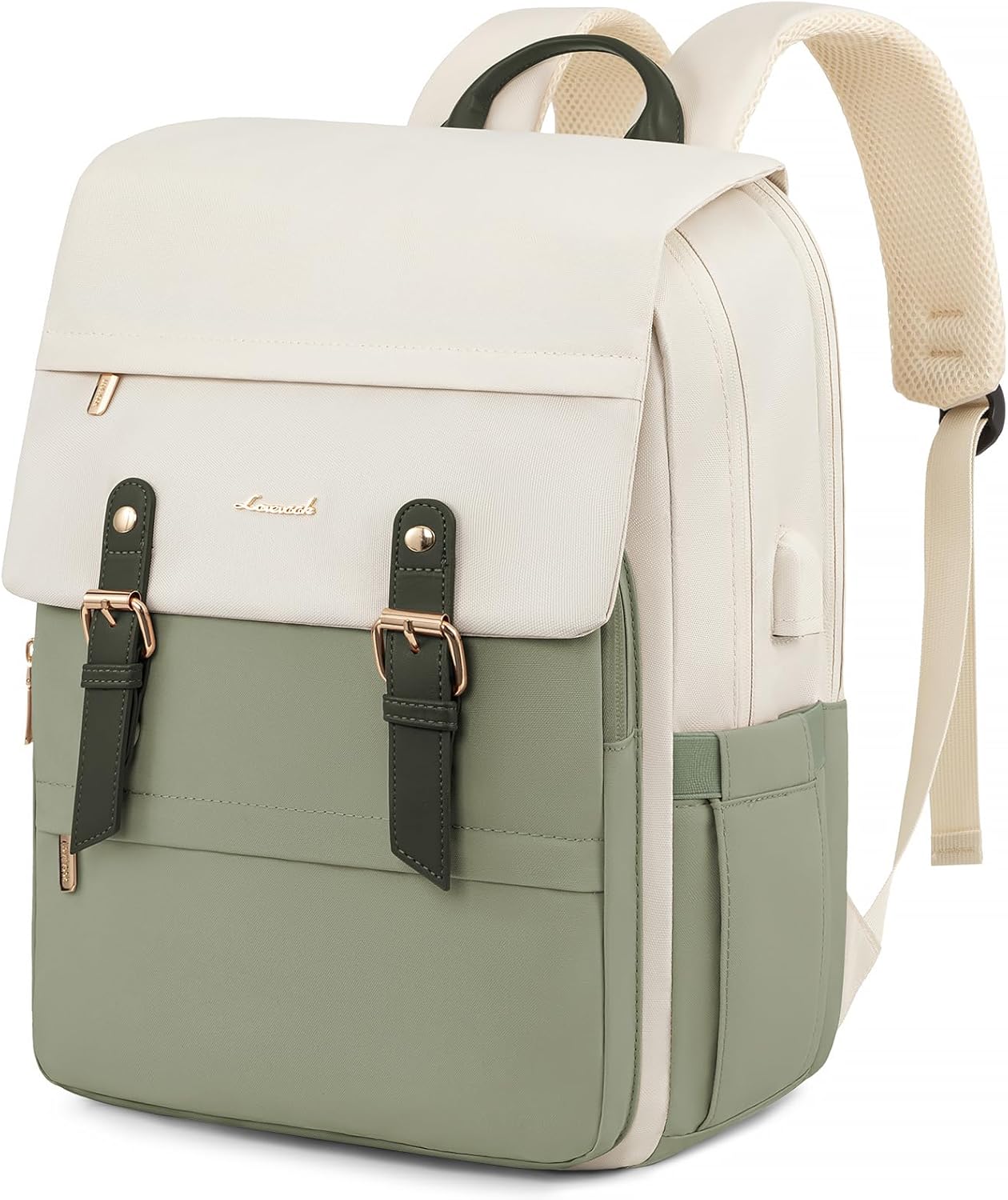 LOVEVOOK Travel Laptop Backpack Purse for Women Fashion Vintage Computer Backpack 15.6 Inch Large Teacher Nurse Backpack Casual Daypack for Business Work College