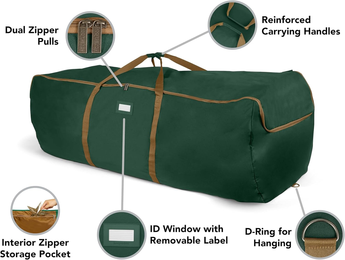 Covermates Keepsakes - Storage Duffel Bag - Heavy Duty Polyester - Reinforced Handles - Closet