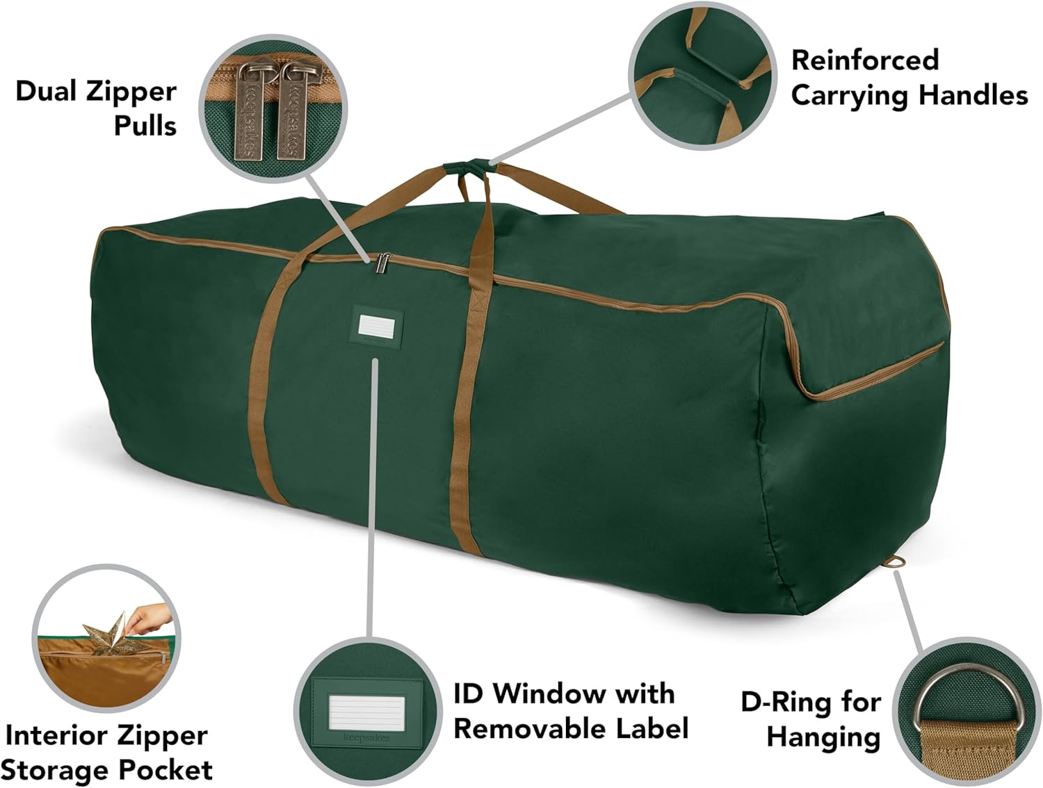 Covermates Keepsakes - Storage Duffel Bag - Heavy Duty Polyester - Reinforced Handles - Closet
