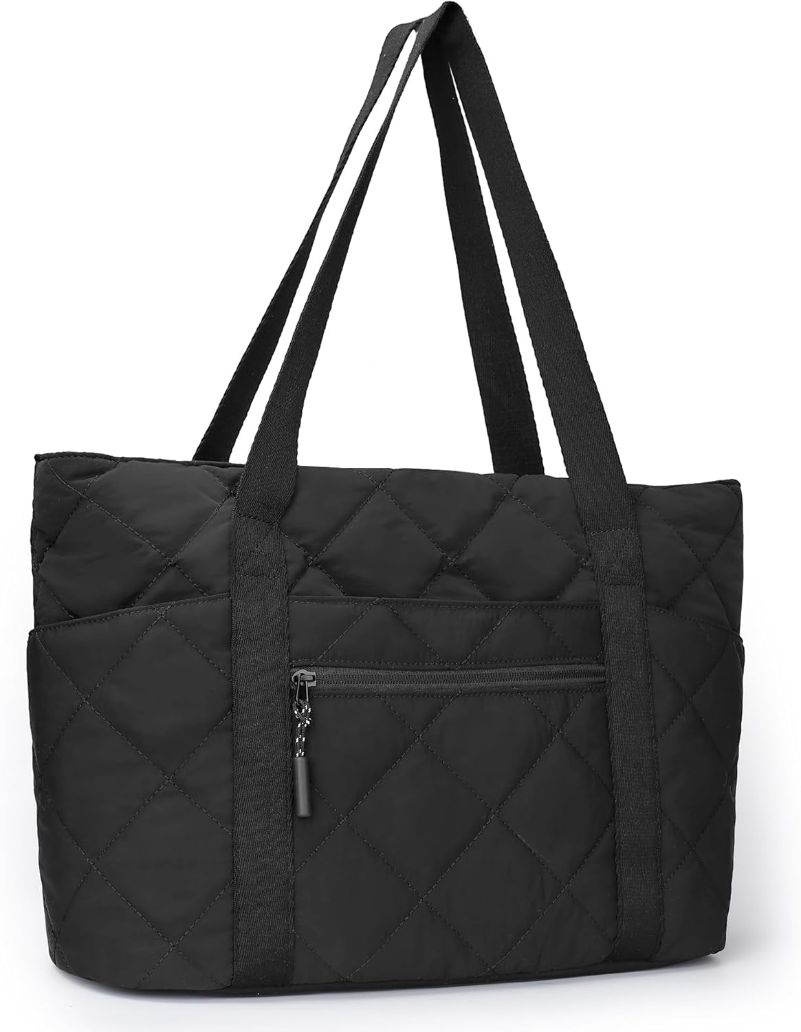 befen Laptop Tote Bag for Women Work, Travel Tote Bags Nurse Puffer Quilted Handbags, Lightweight Waterproof Beach Purse