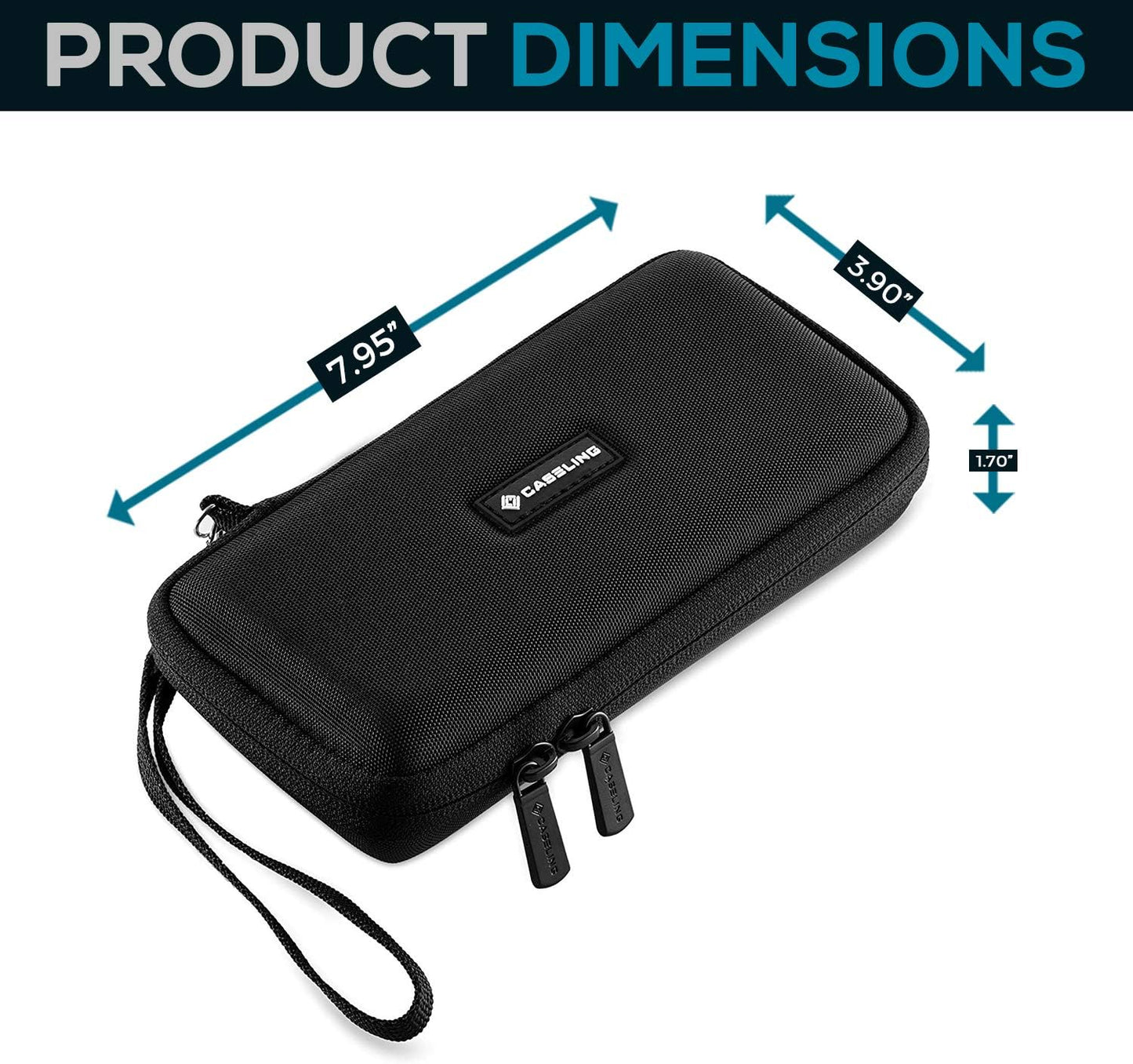 caseling Hard Shell Case - 7.1" x 3.2" 1.1" Fits Anker PowerCore 26800 Portable Charger - EVA Protection Holder for Storage, Travel