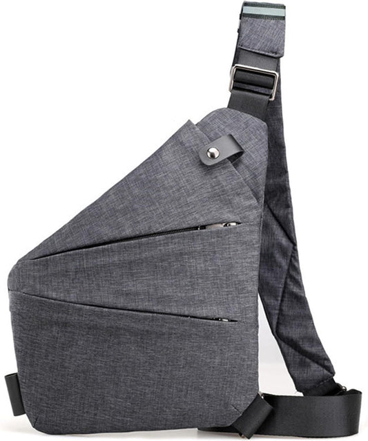 Anti Theft Travel Bag,Slim Sling Bag, Crossbody Purse Bags for Women Men