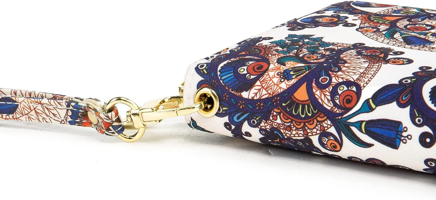 Women Wallet Card RFID For Womens Holder Blocking Credit Small Zipper Purse Pocket Bifold Slim Coin ID Ladies Wristlet Clutch Large Capacity Window Case Travel Zip Women's