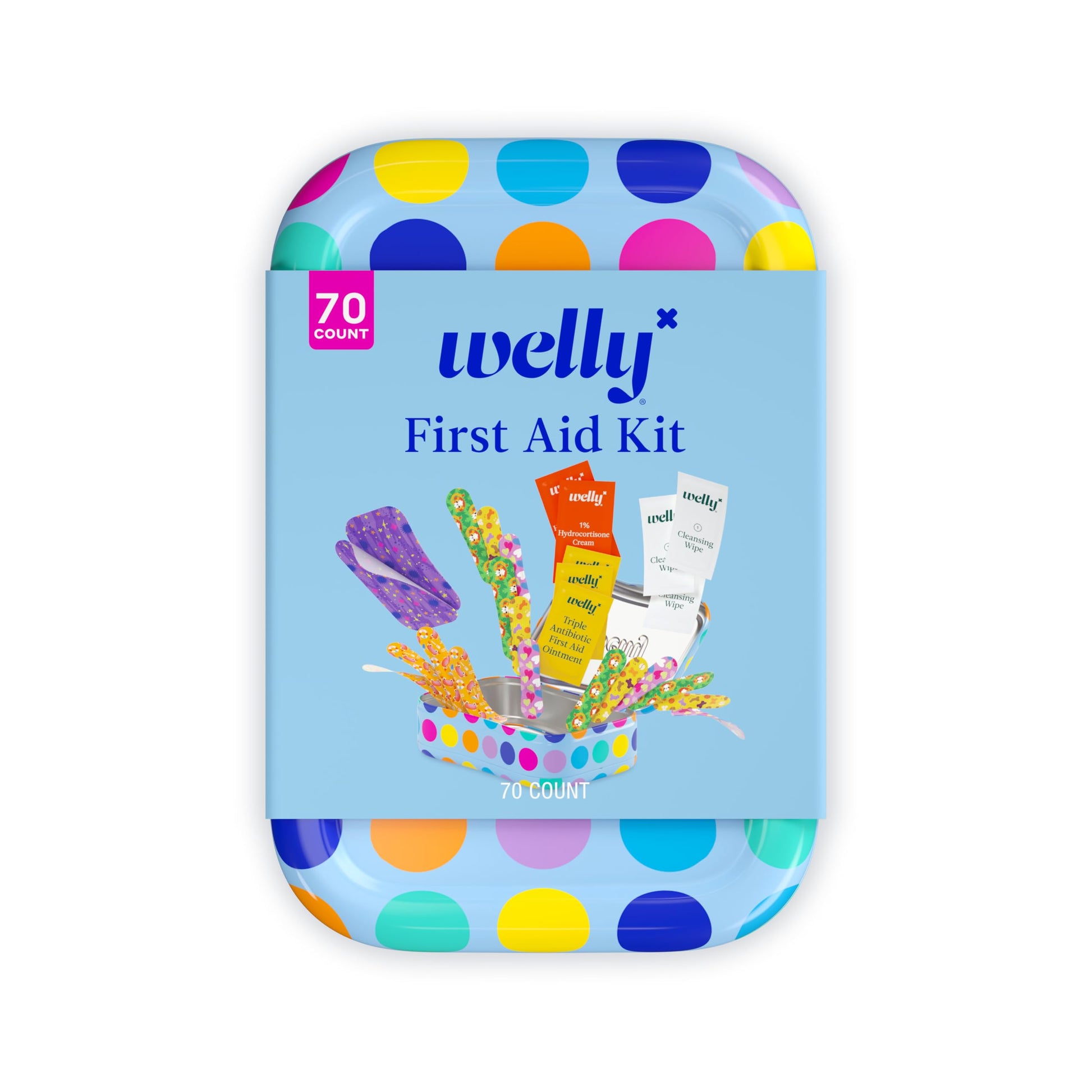 Welly First Aid Kit - Bravery Badges in Flexible Fabric and Waterproof, Singe Use Ointments Triple