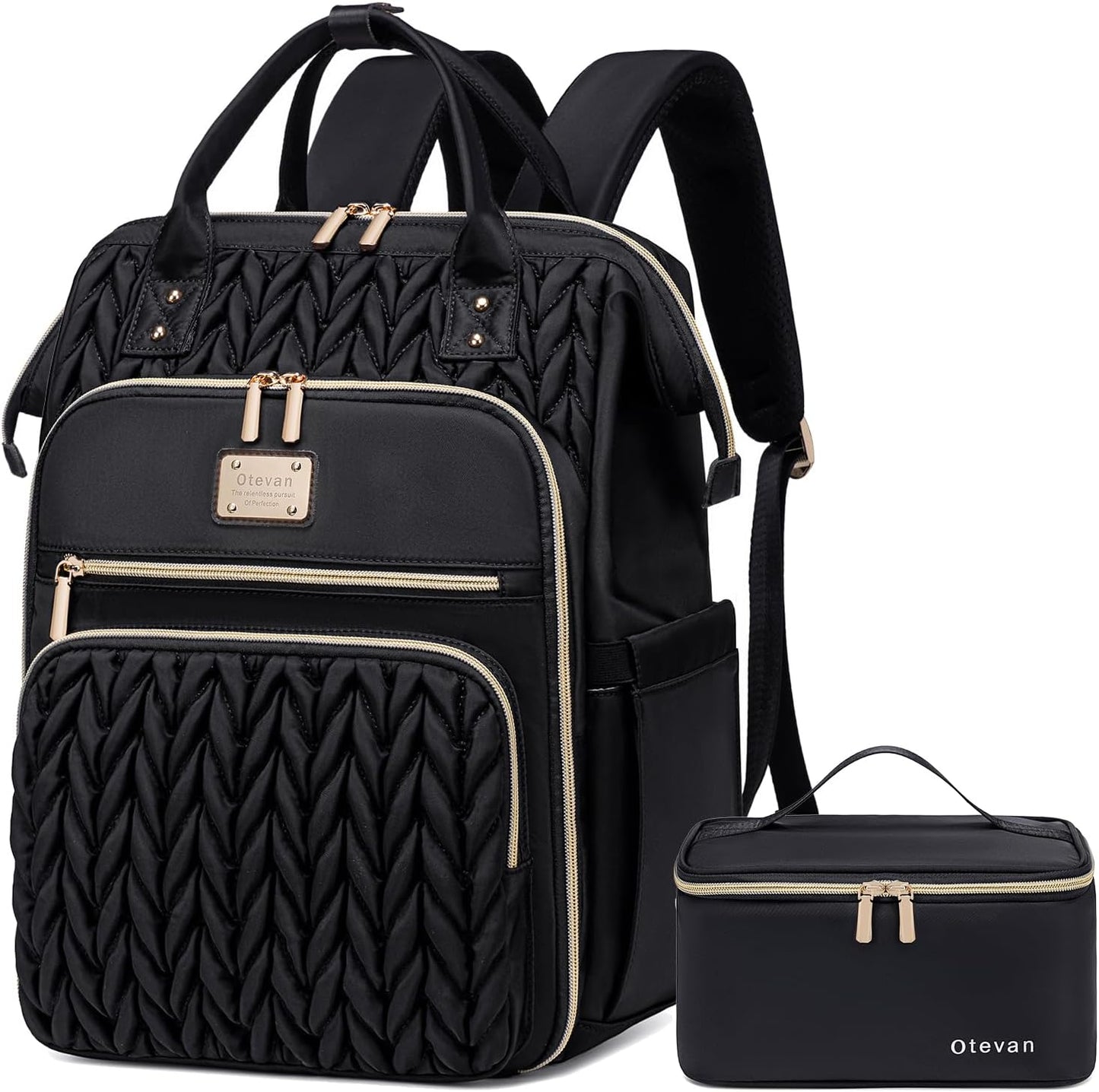 Lunch Backpack for Women, 15.6 inch Laptop Backpacks for Womens, Work Backpacks with Lunchbox,Insulated Back pack Cooler,Teacher Nurse Travel Backpack for Women