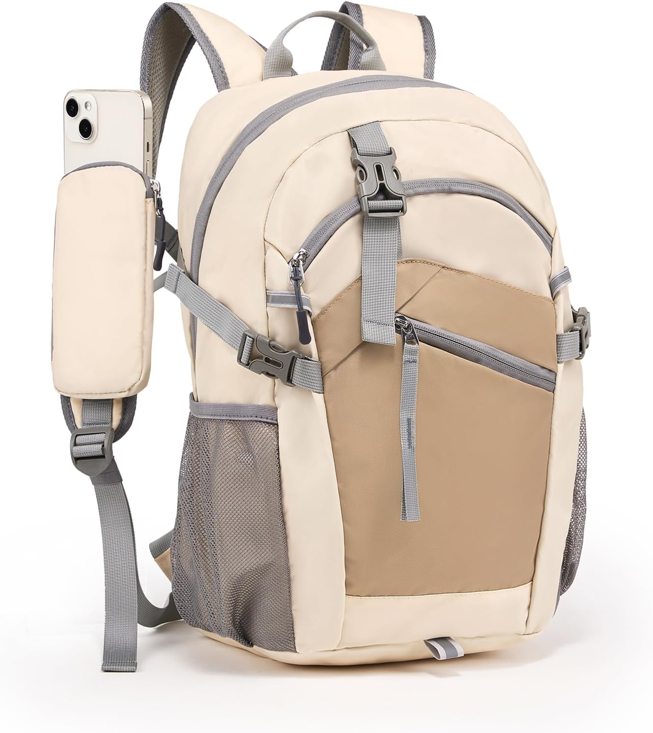 Hiking Backpack for Women Men 20l with Removable Phone Pocket Lightweight Small Travel Backpack