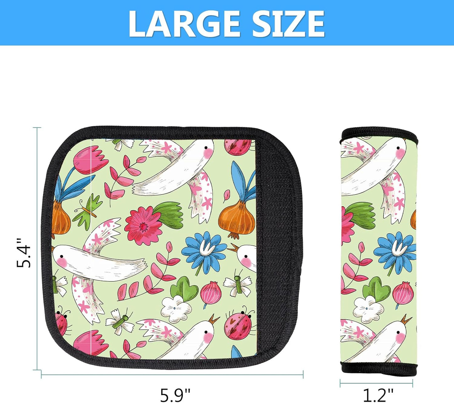 Luggage Handle Wraps 3Pcs – Neoprene Bag Handle Wrap for Bogg, Luggage Identifiers for Suitcases Easy Identification, Stylish & Comfy Suitcase Handle Replacement Travel Accessories for Airport Y15