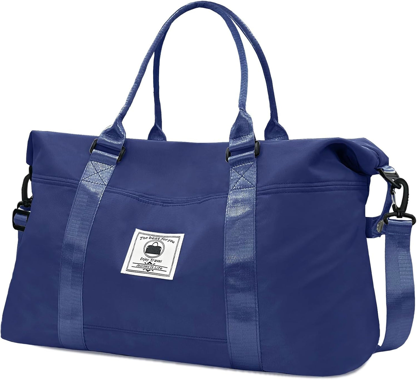 Travel Duffle Bag, Waterproof Sport Tote Gym Bag for Women Men, Overnight Weekender Carry On Bag