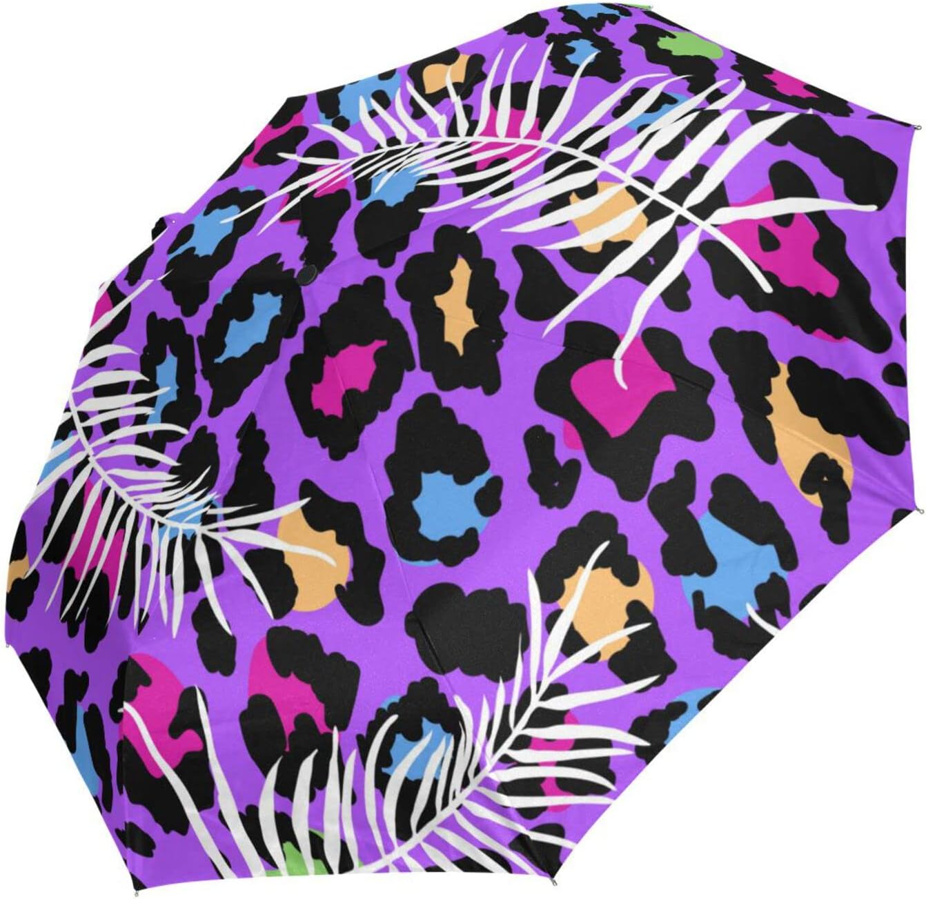 Automatic Umbrella One Touch Auto Open and Close Button Compact Travel Umbrella for Women Men Kid